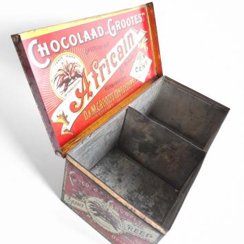 Chocolaad Grootes blik jaren 20